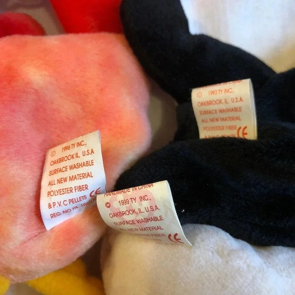 3 pieces lot of Vintage Ty Beanie Babies - Picture 3 of 3